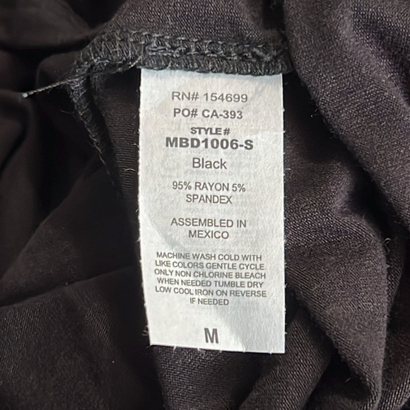 Mother Bee Maternity, Open Shoulder Dress, Wide Ruffle Bodice, Size M - Picture 7 of 8